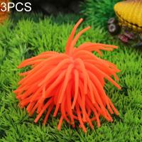 3 STKS aquarium artikelen decoratie TPR simulatie zee-egels bal koraal grootte: S diameter: 7cm (oranje) 3 STKS aquarium artikelen decoratie TPR simulatie zee-egels bal koraal grootte: S diameter: 7cm (oranje)
