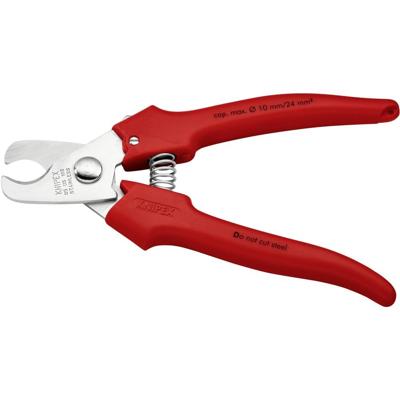 Knipex Kabelschere 165mm fuer Kabel 10mm/24mm² Knipex 95 05 165 Kabelschaar Geschikt voor (striptechniek) Aluminium- en koperkabel, een- en meerdraads 10 mm 24