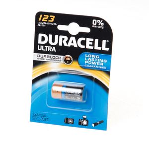 Duracell 123106 huishoudelijke batterij Wegwerpbatterij CR123A Lithium