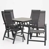 Tuinstoel Vito met Arezzo Carcassonne 90 x 90 cm