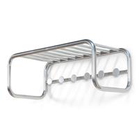 Spinder Design Retro wandkapstok - groovy chrome