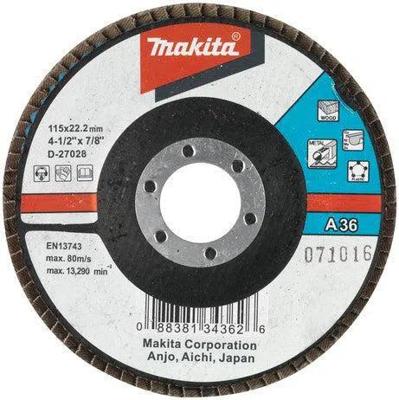 Makita D-27115 Lamellenschijf Aluminium 125mm K120