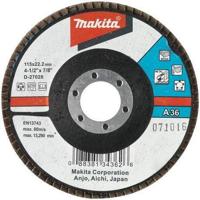 Makita Makita D-27078 Lamellenschijf Aluminium 125mm K36