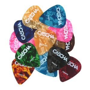 CASCHA HH 2002 plectrum 12 stuk(s) Celluloid Meerkleurig