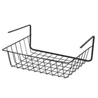 Hangmand voor kast - metaal - zwart - 29 x 21 x 11 cm - kastmandje