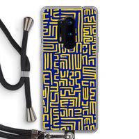 Majorelle Blue Print: OnePlus 8 Pro Transparant Hoesje met koord