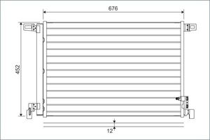 Condensor, airconditioning 822609