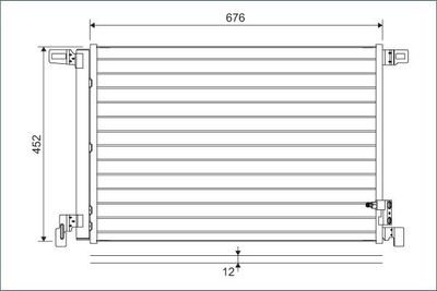 Condensor, airconditioning 822609