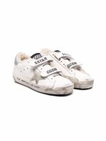 Golden Goose Kids baskets à attache scratch - Blanc