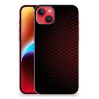 iPhone 14 Plus | TPU bumper | Geruit Rood