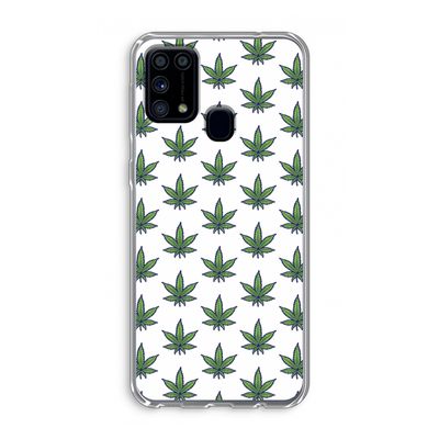 Weed: Samsung Galaxy M31 Transparant Hoesje