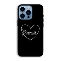 Friends heart black: iPhone 13 Pro Biologisch afbreekbaar hoesje