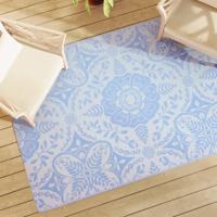 VidaXL Buitenkleed arakil 140x200 cm polypropeen babyblauw