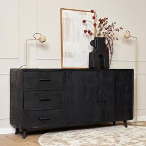 Dressoir Omaha Black | 180 cm STF-12555