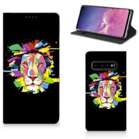 Samsung Galaxy S10 Magnet Case Lion Color