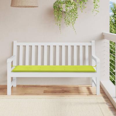 VidaXL Tuinbankkussen 150x50x3 cm oxford stof felgroen