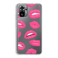 Bite my lip: Xiaomi Redmi Note 10S Transparant Hoesje