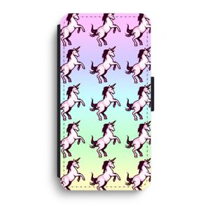 Musketon Unicorn: iPhone XR Flip Hoesje