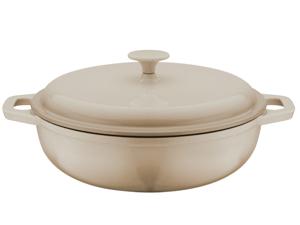 GSW Gietijzeren braadpan (30 cm, Crème, Smoorpan)