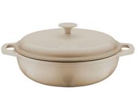 GSW Gietijzeren braadpan (30 cm, Crème, Smoorpan)