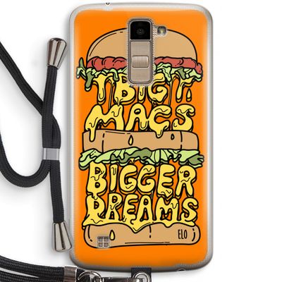 Big Macs Bigger Dreams: LG K10 (2016) Transparant Hoesje met koord
