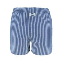 DEAL boxershorts donkerblauw met witte strepen - thumbnail