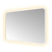 Hotbath &More Mirrors Soft Square LED Badkamerspiegel - Rechthoek - 80 x 120 cm - Mat Wit