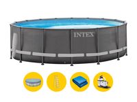 Intex Ultra Frame XTR Pool - 488 x 122 cm - met zandfilterpomp en accessoires - thumbnail