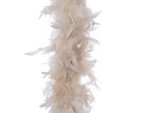 3 stuks! Guirlande veren boa l15 en b184 cm parel - Decoris