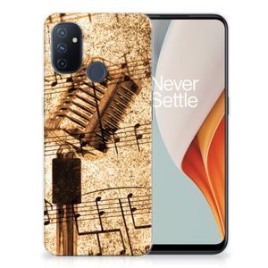 OnePlus Nord N100 Siliconen Hoesje met foto Bladmuziek