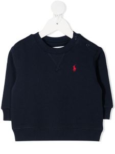 POLO RALPH LAUREN KIDS sweat à logo brodé - Bleu