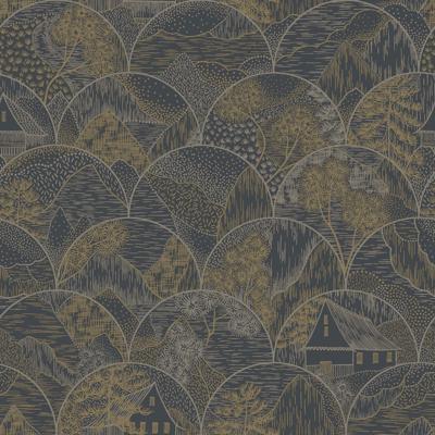 Dutch Wallcoverings Alchemy - Teshio - Charcoal
