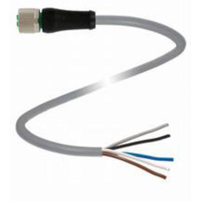 Pepperl+Fuchs 308605 Kabeldoos M12 Aantal polen (sensoren): 5 Bus, recht 3.00 m 1 stuk(s)