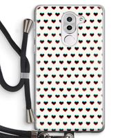 Hartjes: Honor 6X Transparant Hoesje met koord