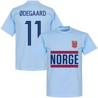 Noorwegen Ødegaard 11 Team T-shirt