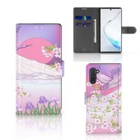 Samsung Galaxy Note 10 Telefoonhoesje met Pasjes Bird Flying