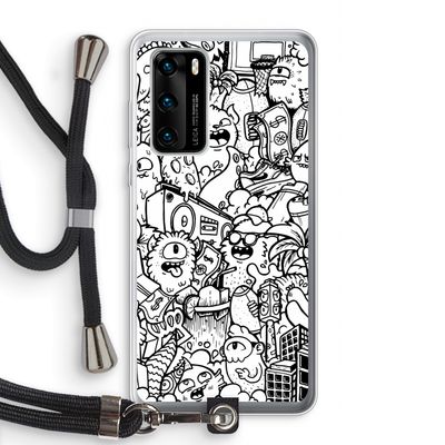 Vexx City #2: Huawei P40 Transparant Hoesje met koord