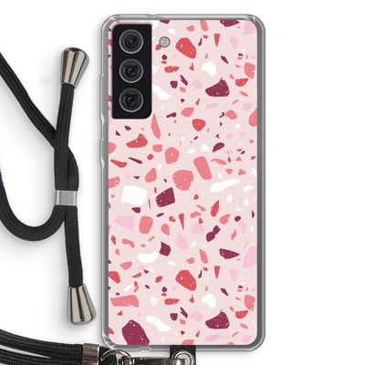 Terrazzo N°15: Samsung Galaxy S21 FE Transparant Hoesje met koord