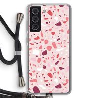 Terrazzo N°15: Samsung Galaxy S21 FE Transparant Hoesje met koord