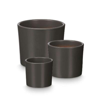 Pottenset Ibergarden Antraciet Klei Ø 14 cm Ø 22 cm Ø 17 cm 3 Onderdelen