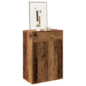 VidaXL Schoenenkast 60x35x84 cm bewerkt hout oud houtkleurig