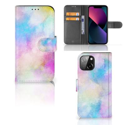 Hoesje iPhone 13 Mini Watercolor Light | Portemonnee hoesje
