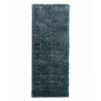 Tapeso Hoogpolige loper velvet - Posh blauw - 80x300 cm