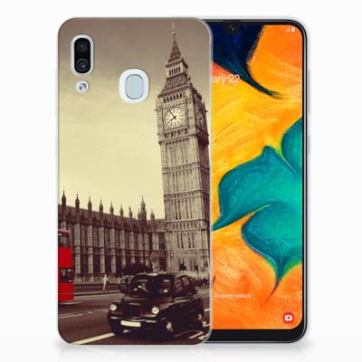 Samsung Galaxy A30 | Silliconen Back Cover | Londen