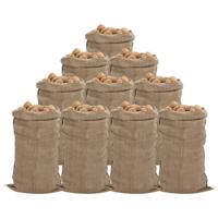 VidaXL Jutezakken 10 stuks 65x135 cm 100% jute 340 g/m²