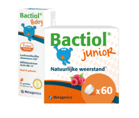 Metagenics Bactiol Baby Druppels & Bactiol Junior Kauwtabletten Combi - thumbnail