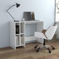 Bureau 102,5x35x75 cm spaanplaat hoogglans wit