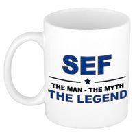 Sef The man, The myth the legend collega kado mokken/bekers 300 ml