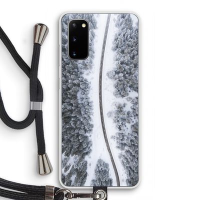 Snøfall: Samsung Galaxy S20 Transparant Hoesje met koord