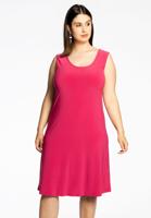 Yoek Jurk mouwloos wijd | Roze | Maat 58/60